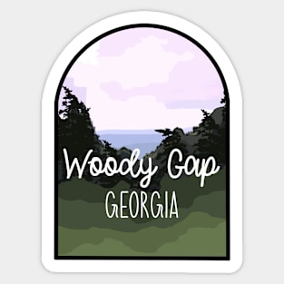 Woody Gap Georgia Sticker